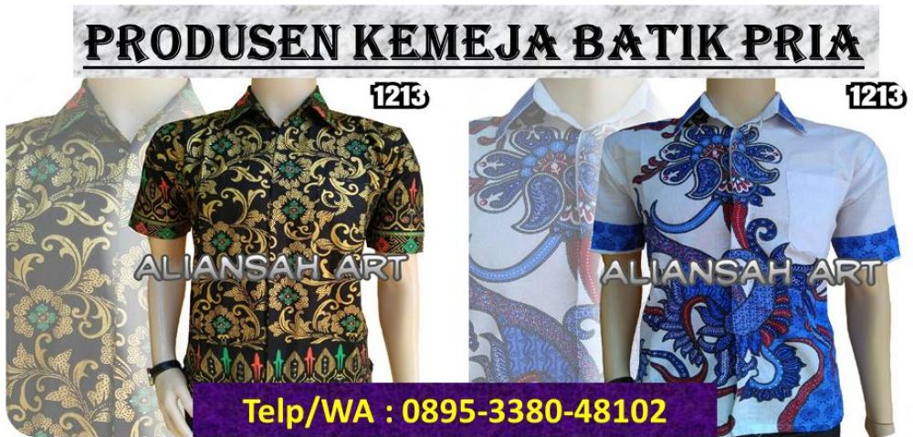WA/0895-3380-48102, Grosir kemeja batik elegan